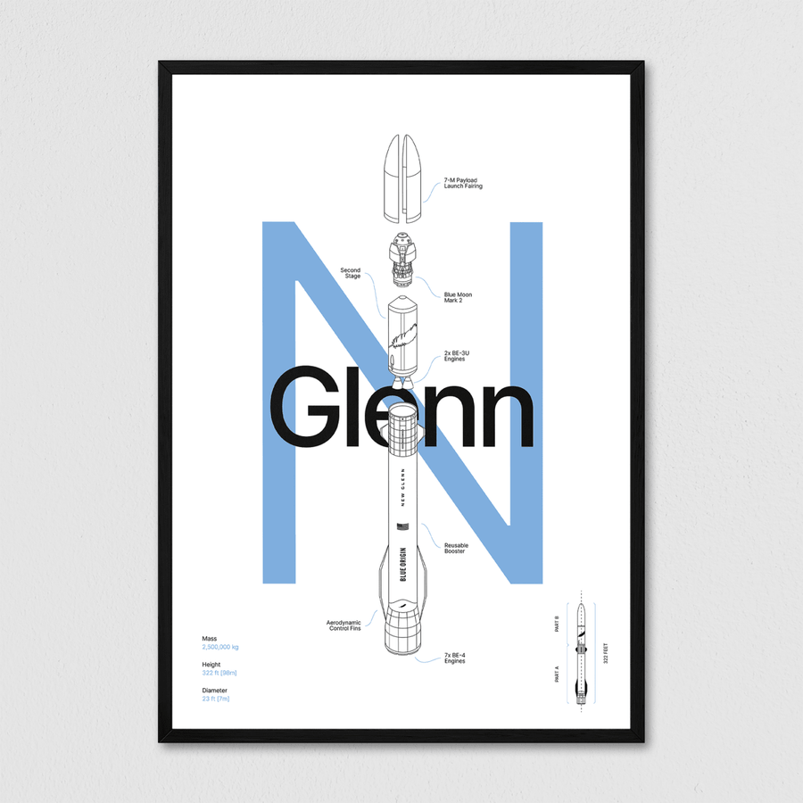New Glenn - Blue - Arte Collective