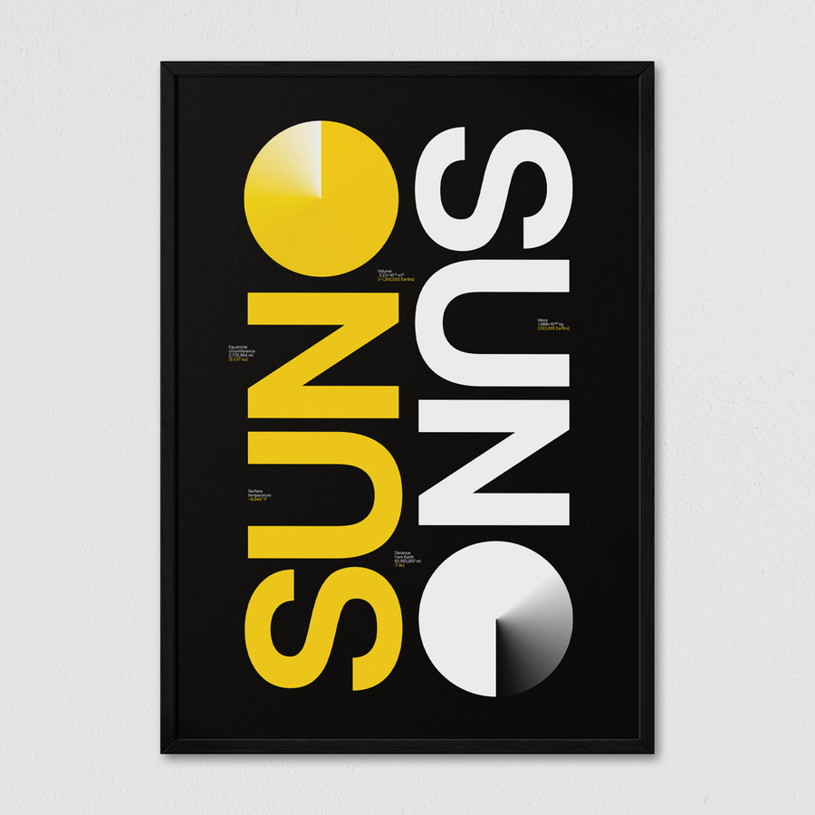 Sun - Black - Arte Collective