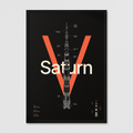 Saturn V - Black