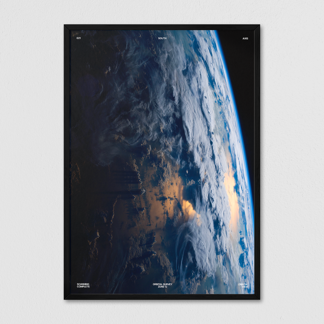 Earth from ISS #1 – Arte Collective