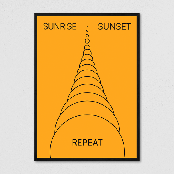 Minimal Space - Peach Sunrise