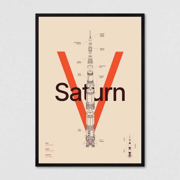 Saturn V - Beige