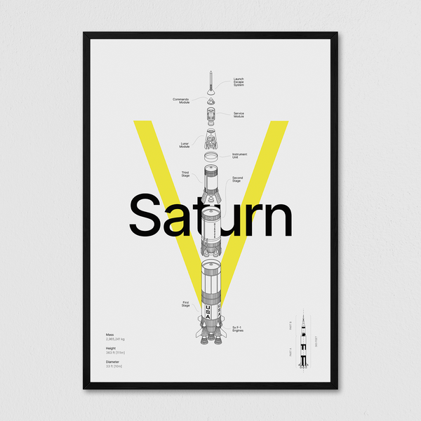 Saturn V - Yellow