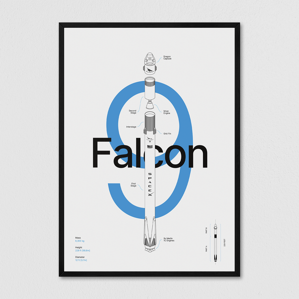 Falcon 9 - Blue