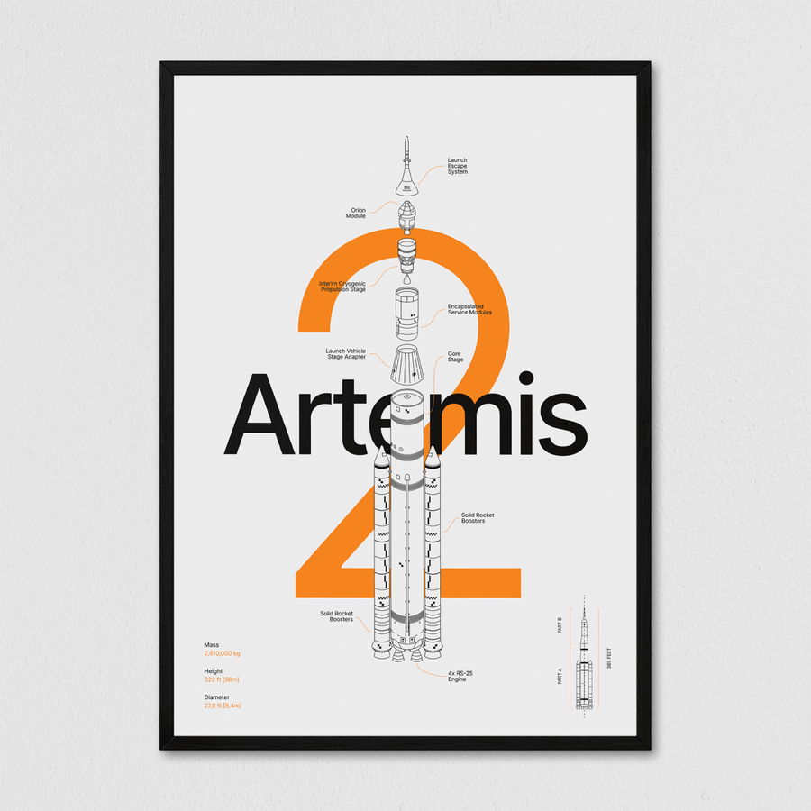 Artemis 2 Orange - Arte Collective