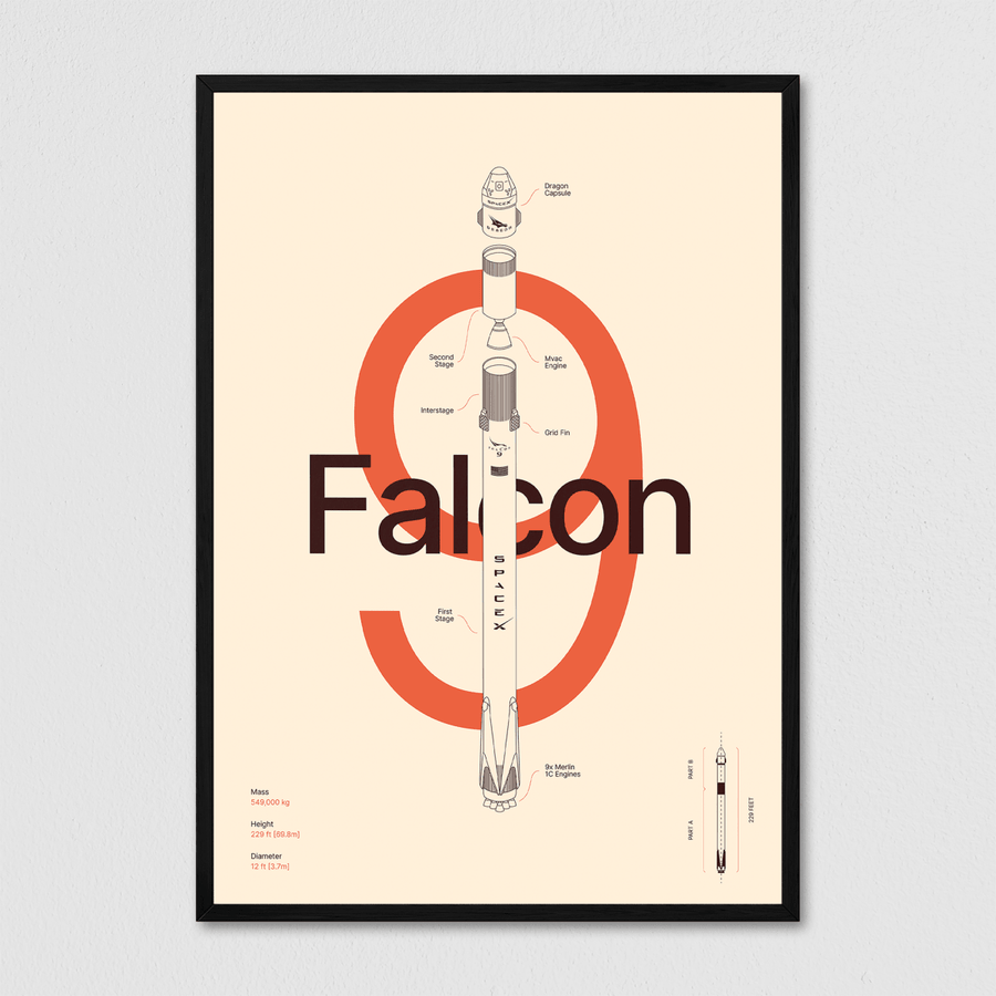 Falcon 9 - Beige - Arte Collective