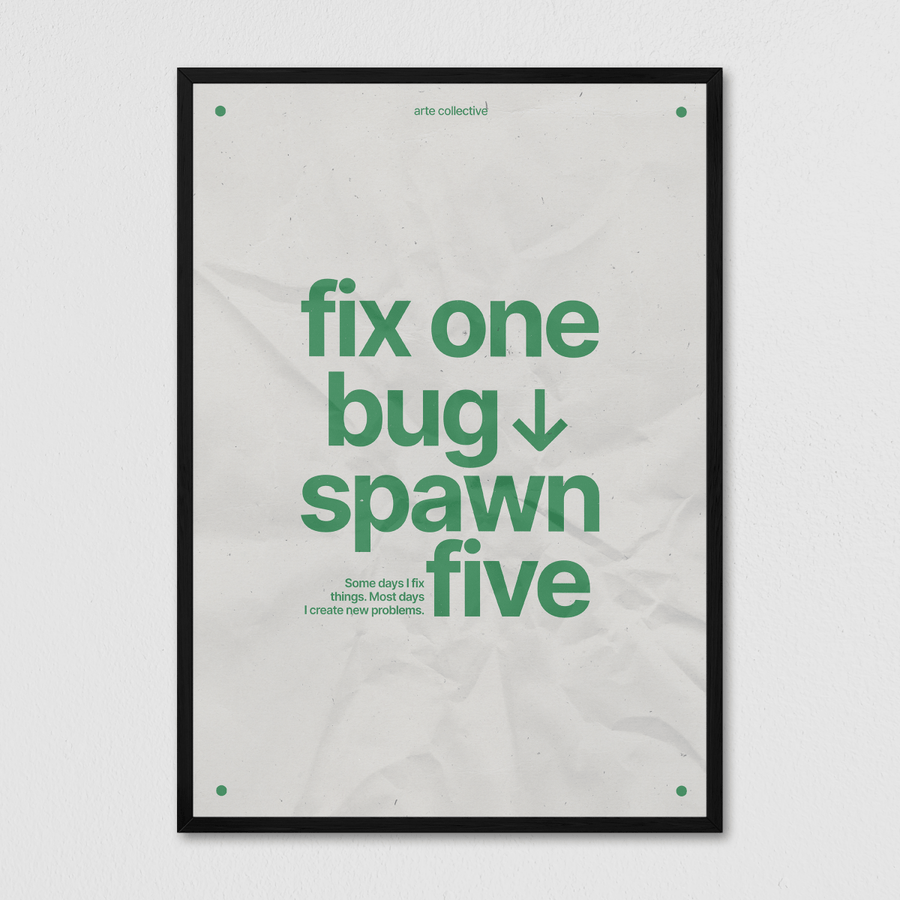 Fix one bug - Green - Arte Collective