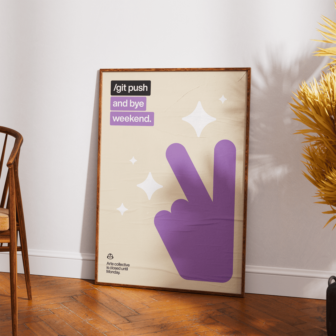 Git push and bye - Arte Collective