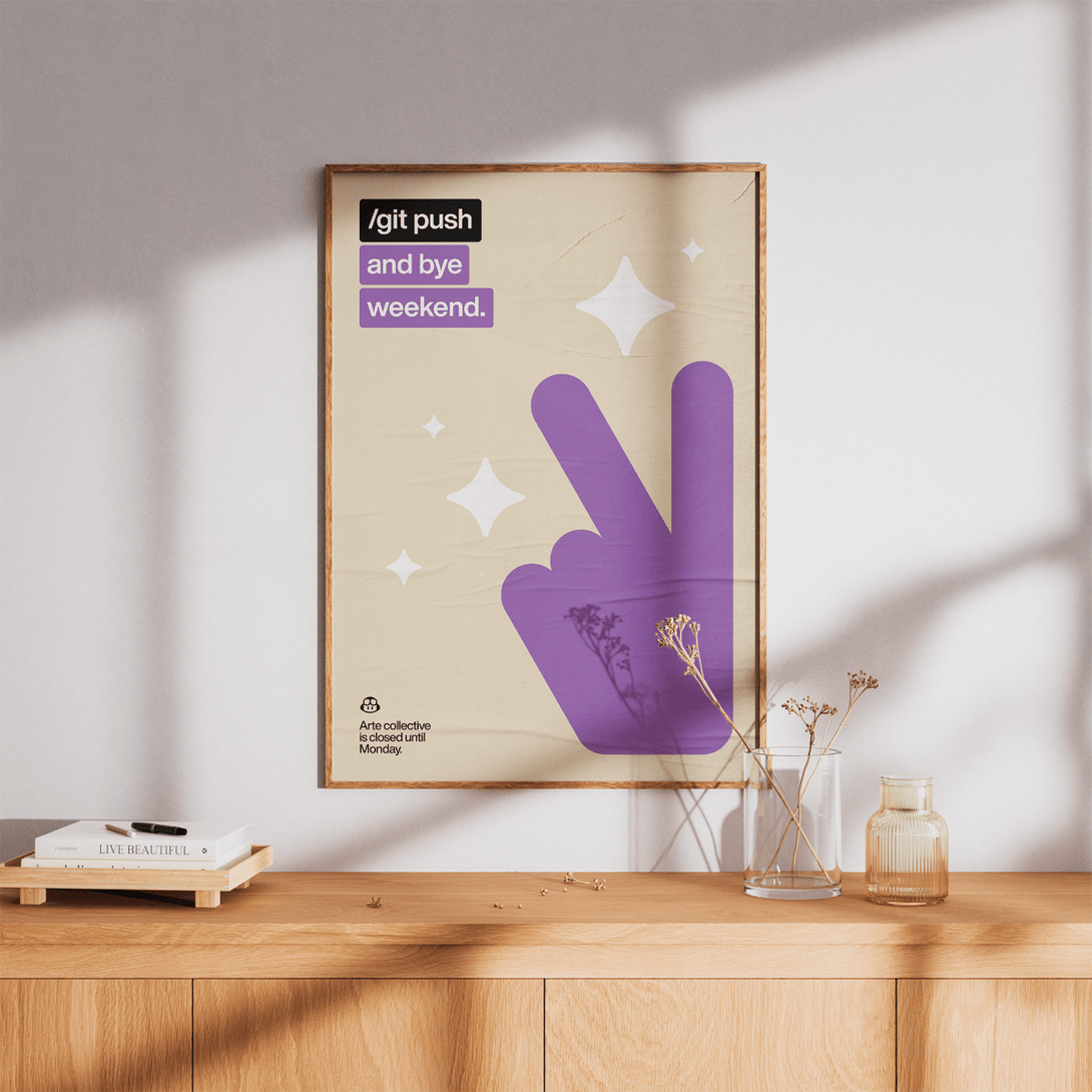 Git push and bye - Arte Collective