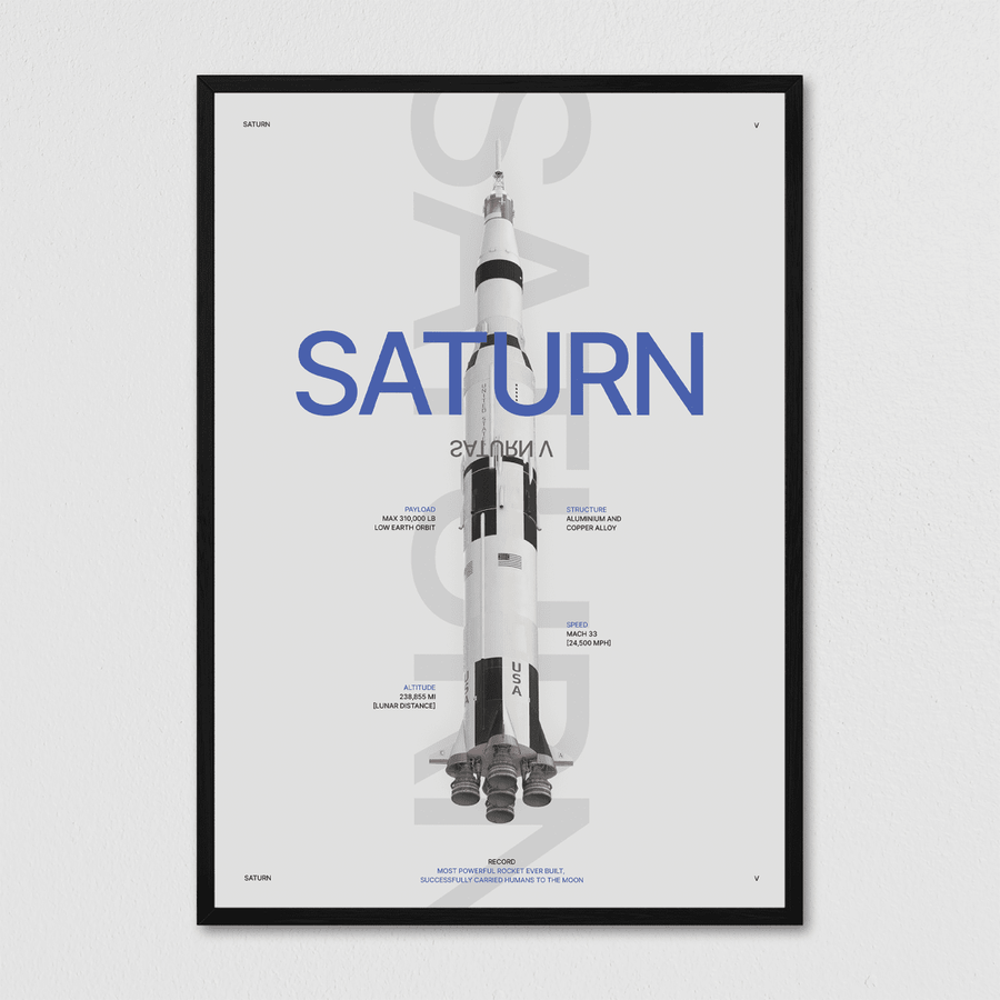 Saturn 5_White
