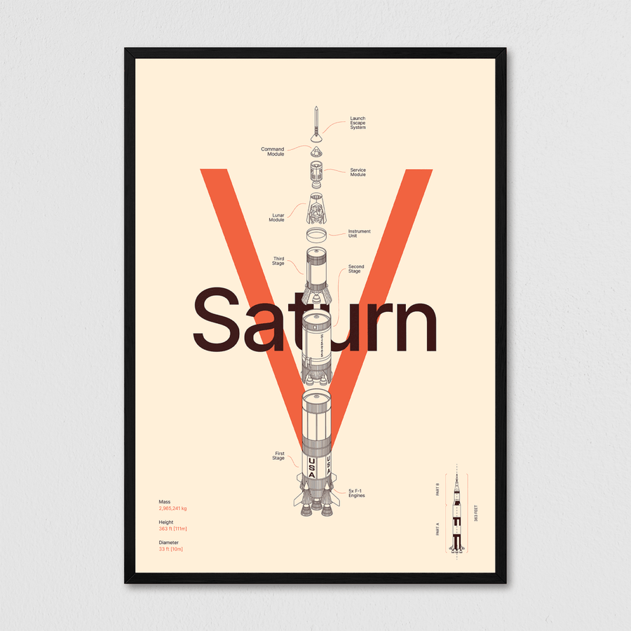Saturn V - Beige - Arte Collective