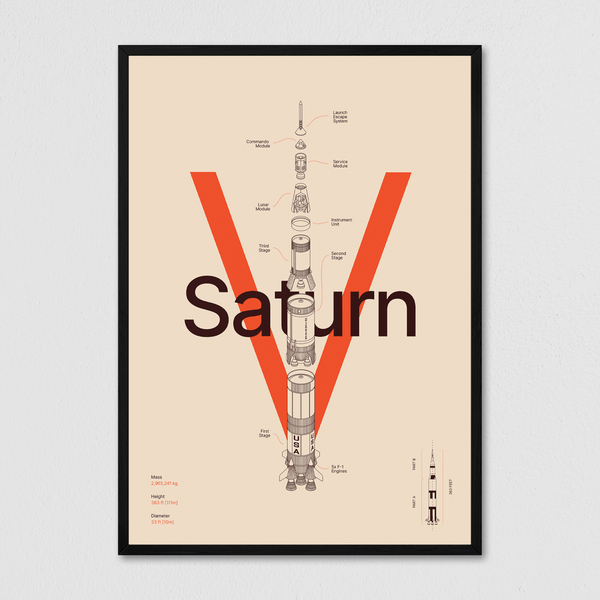 Saturn V - Beige - Arte Collective