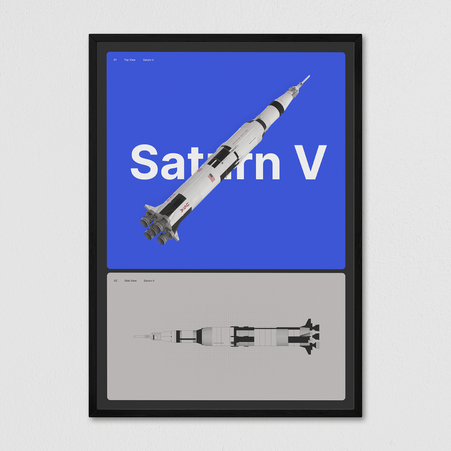 Schema of Saturn V - Arte Collective