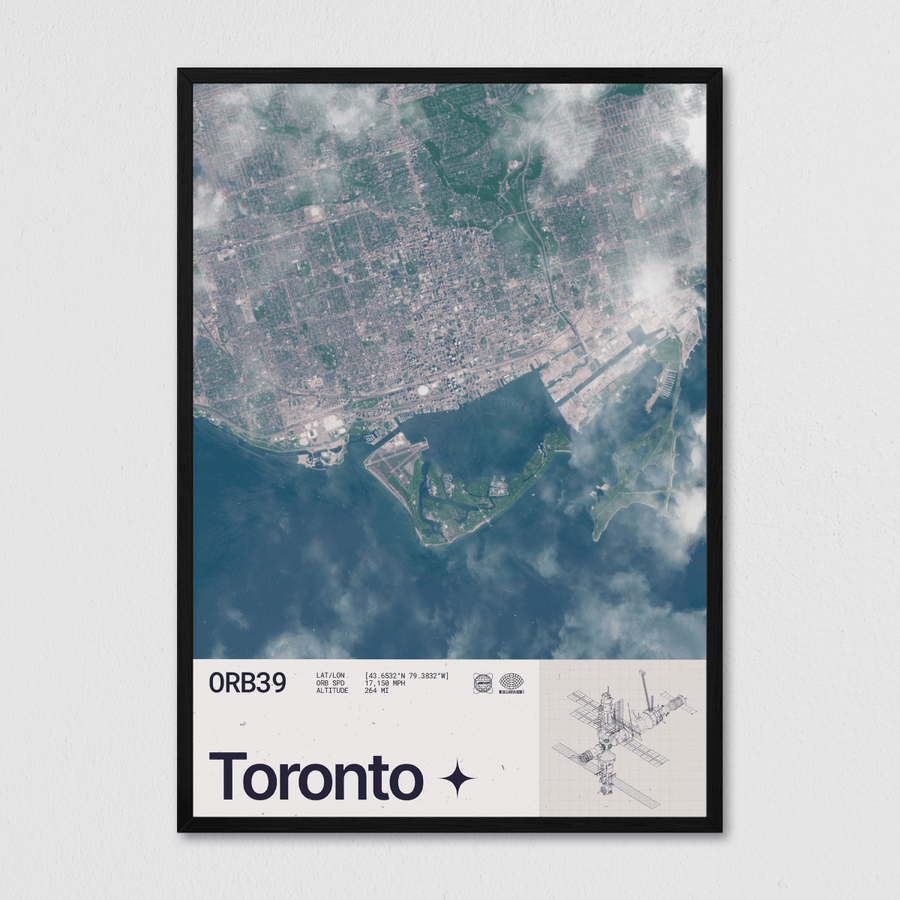 Toronto Seen From Space - Arte Collective